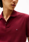 Tommy Hilfiger Liquid Cotton Polo Shirt, Deep Rouge