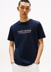 Tommy Hilfiger Logo Crew Neck T-Shirt, Navy