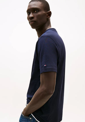 Tommy Hilfiger Logo Crew Neck T-Shirt, Desert Sky