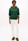 Tommy Hilfiger Logo Drawstring Hoodie, Dark Green