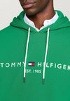 Tommy Hilfiger Logo Drawstring Hoodie, Olympic Green