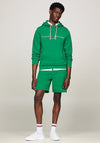 Tommy Hilfiger Logo Drawstring Hoodie, Olympic Green