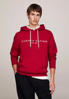 Tommy Hilfiger Logo Drawstring Hoodie, Royal Berry
