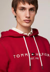 Tommy Hilfiger Logo Drawstring Hoodie, Royal Berry