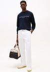 Tommy Hilfiger Logo Flex Crew Neck Sweatshirt, Desert Sky