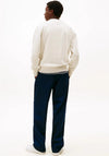 Tommy Hilfiger Logo Flex Crew Neck Sweatshirt, Ecru Heather