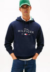 Tommy Hilfiger Logo Graphic Flex Hoodie, Navy