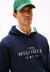 Tommy Hilfiger Logo Graphic Flex Hoodie, Navy