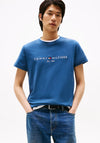 Tommy Hilfiger Logo T-Shirt, Petrol Blue