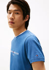 Tommy Hilfiger Logo T-Shirt, Petrol Blue
