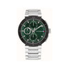 Tommy Hilfiger Men’s Lorenzo Watch, Silver & Green