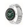 Tommy Hilfiger Men’s Lorenzo Watch, Silver & Green