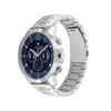 Tommy Hilfiger Men’s Luca Chronograph Watch, Dark Blue & Silver