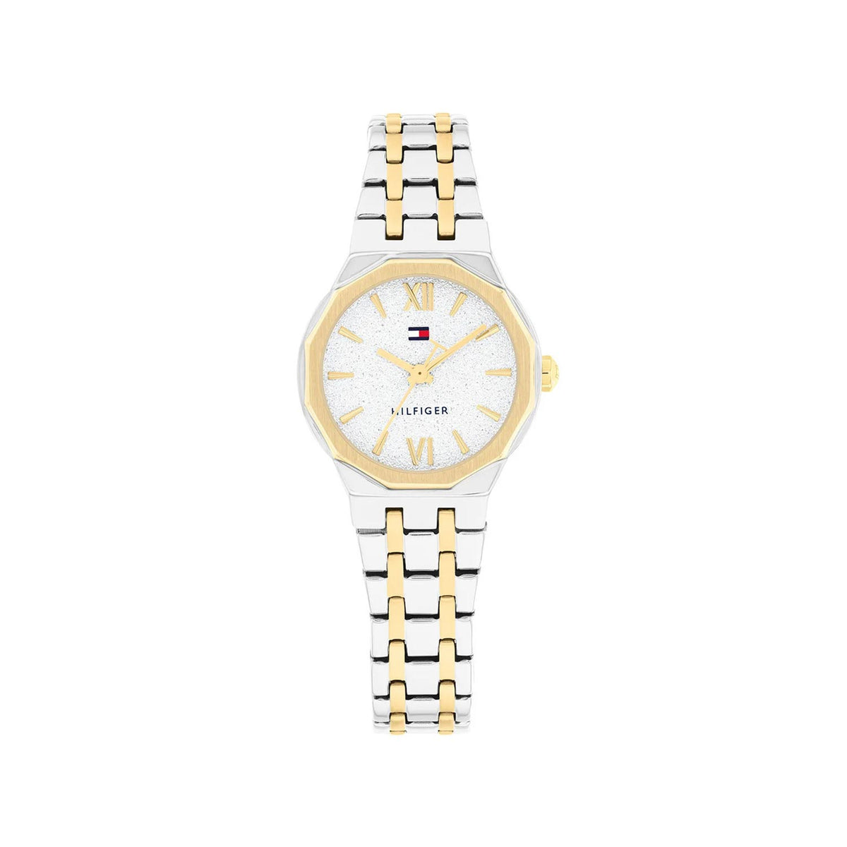 Tommy Hifiger Ladies Mackenzie Sparkle Watch, Gold & Silver