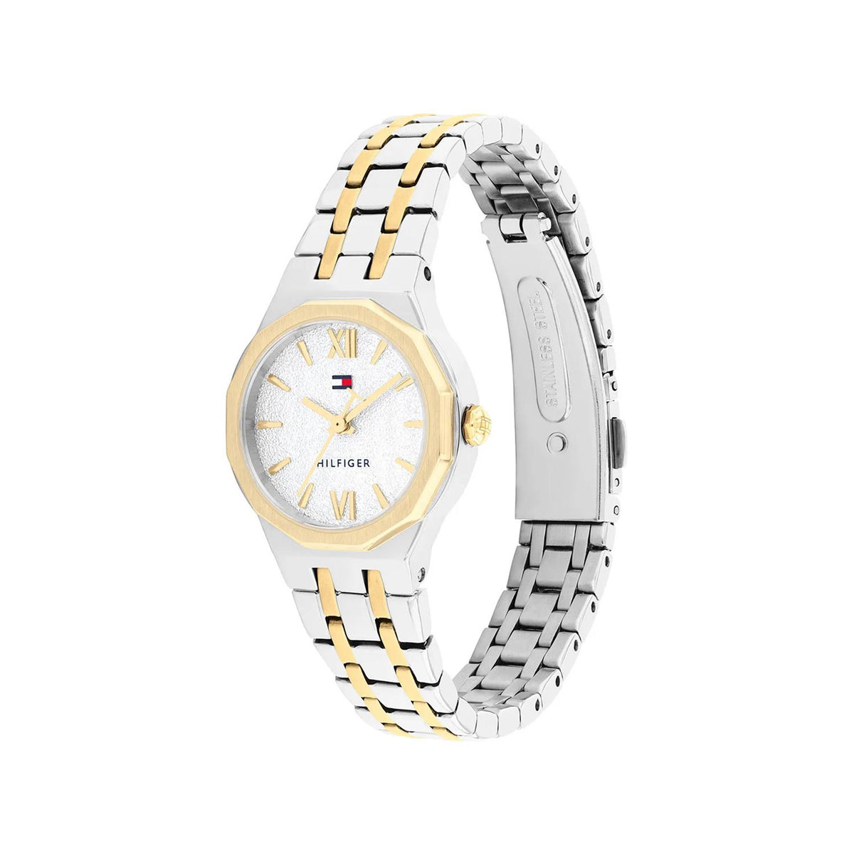 Tommy Hifiger Ladies Mackenzie Sparkle Watch, Gold & Silver