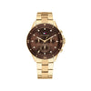 Tommy Hilfiger Ladies Mellie Watch, Gold & Brown