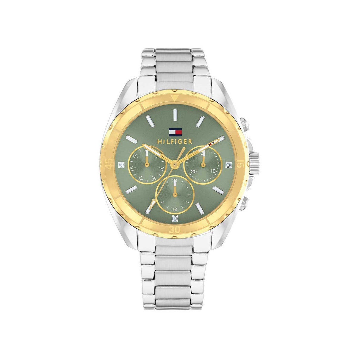 Tommy Hilfiger Ladies Mellie Watch, Silver & Gold