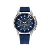 Tommy Hilfiger Men’s Analogue Quartz Blue Silicone Watch, Blue