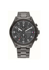 Tommy Hilfiger Men’s Axel Watch, Gunmetal Grey