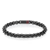 Tommy Hilfiger Men’s Box Chain Link Bracelet, Black
