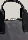 Tommy Hilfiger Men’s Central Slim Laptop Bag, Dark Grey