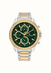 Tommy Hilfiger Men’s Clark Watch, Gold & Green
