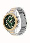 Tommy Hilfiger Men’s Clark Watch, Gold & Green