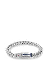 Tommy Hilfiger Men’s Curb Chain Bracelet, Silver