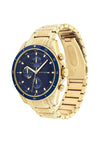 Tommy Hilfiger Men’s Parker Watch, Gold & Blue