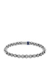 Tommy Hilfiger Men’s Steel Braided Bracelet, Silver
