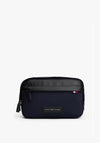 Tommy Hilfiger Metal Logo Patch Wash Bag, Navy