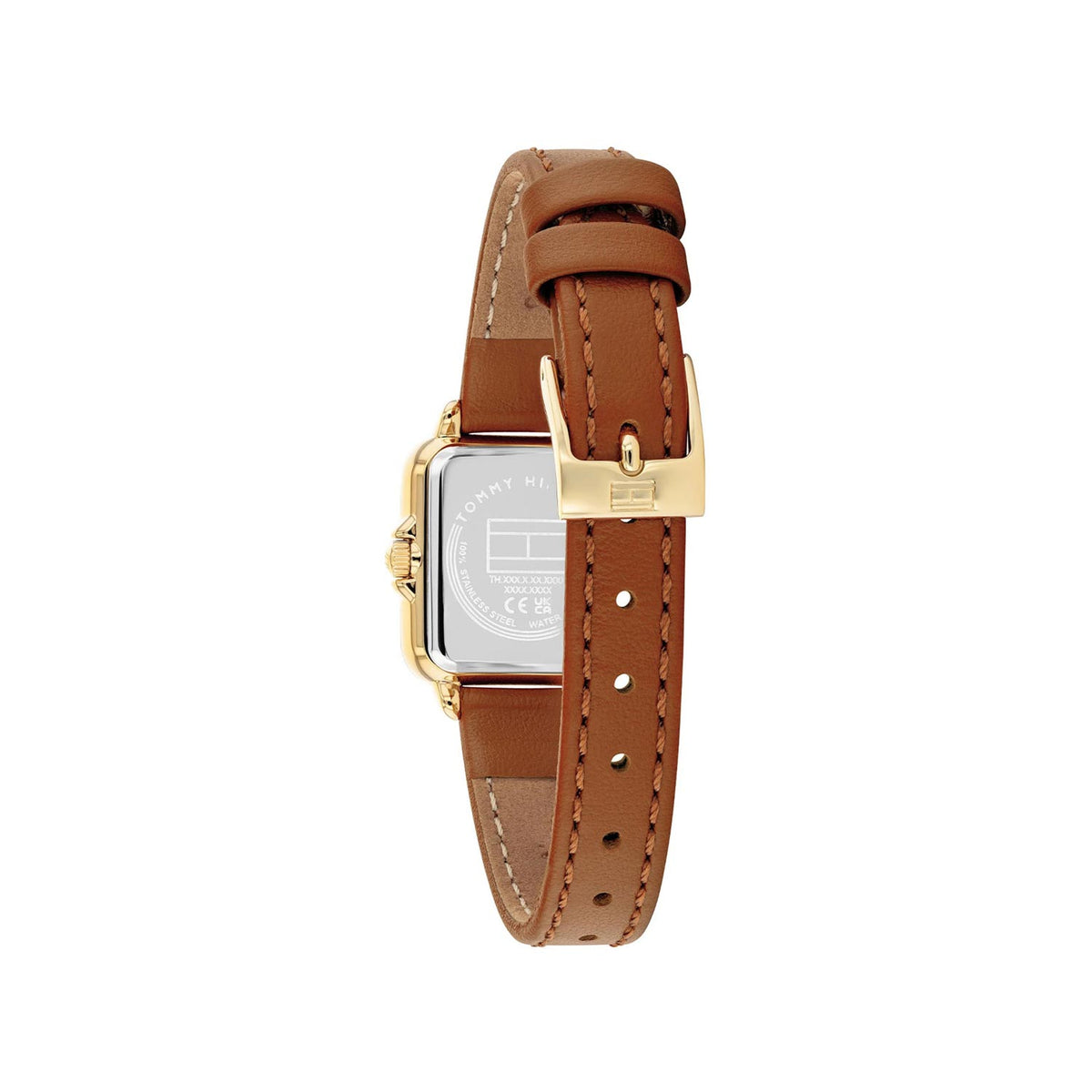 Tommy Hilfiger Ladies Mia Watch, Gold & Tan