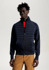 Tommy Hilfiger Mixed Media Full Zip Sweatshirt, Desert Sky