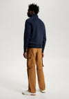 Tommy Hilfiger Mixed Media Full Zip Sweatshirt, Desert Sky