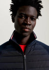 Tommy Hilfiger Mixed Media Full Zip Sweatshirt, Desert Sky