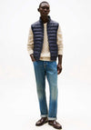 Tommy Hilfiger Mixed Panel Gilet, Desert Sky