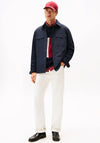 Tommy Hilfiger Mixed Panel Overshirt, Navy