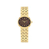 Tommy Hilfiger Ladies Moira Brown Dial Watch, Gold