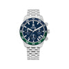 Tommy Hilfiger Men’s Monogram Chronograph Watch, Silver & Blue