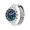 Tommy Hilfiger Men’s Monogram Chronograph Watch, Silver & Blue