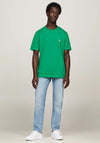 Tommy Hilfiger Monogram Embroidery T-Shirt, Olympic Green