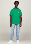 Tommy Hilfiger Monogram Embroidery T-Shirt, Olympic Green