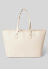 Tommy Hilfiger Chic Monogram Plaque Large Tote Bag, Classic Beige
