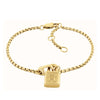 Tommy Hilfiger Ladies Padlock Bracelet, Gold