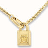 Tommy Hilfiger Ladies Padlock Necklace, Gold
