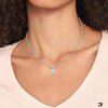 Tommy Hilfiger Ladies Padlock Necklace, Silver