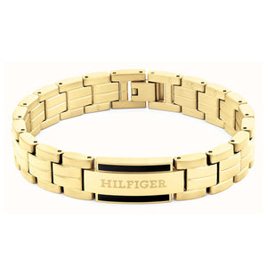 Tommy Hilfiger Men’s Parker Link Bracelet, Gold
