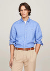 Tommy Hilfiger Pigment Dyed Linen Shirt, Blue Spell