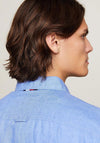 Tommy Hilfiger Pigment Dyed Linen Shirt, Blue Spell