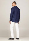 Tommy Hilfiger Pigment Dyed Linen Shirt, Carbon Navy